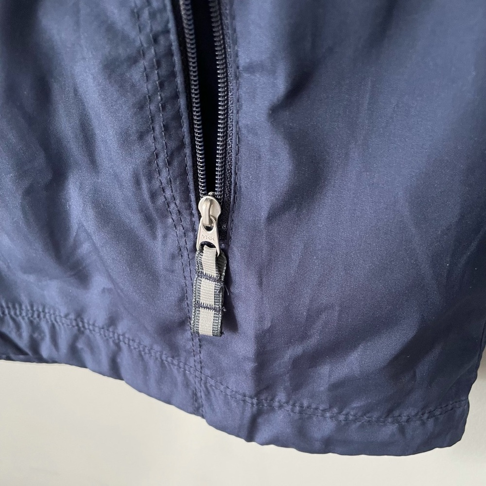 EUC ALO Yoga Wind Jacket - Navy Blue with Reflectors Size Medium - Picture 6 of 7